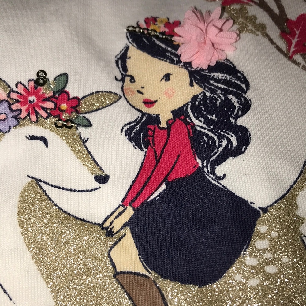 Isaac Mizrahi Kids White Graphic Tee